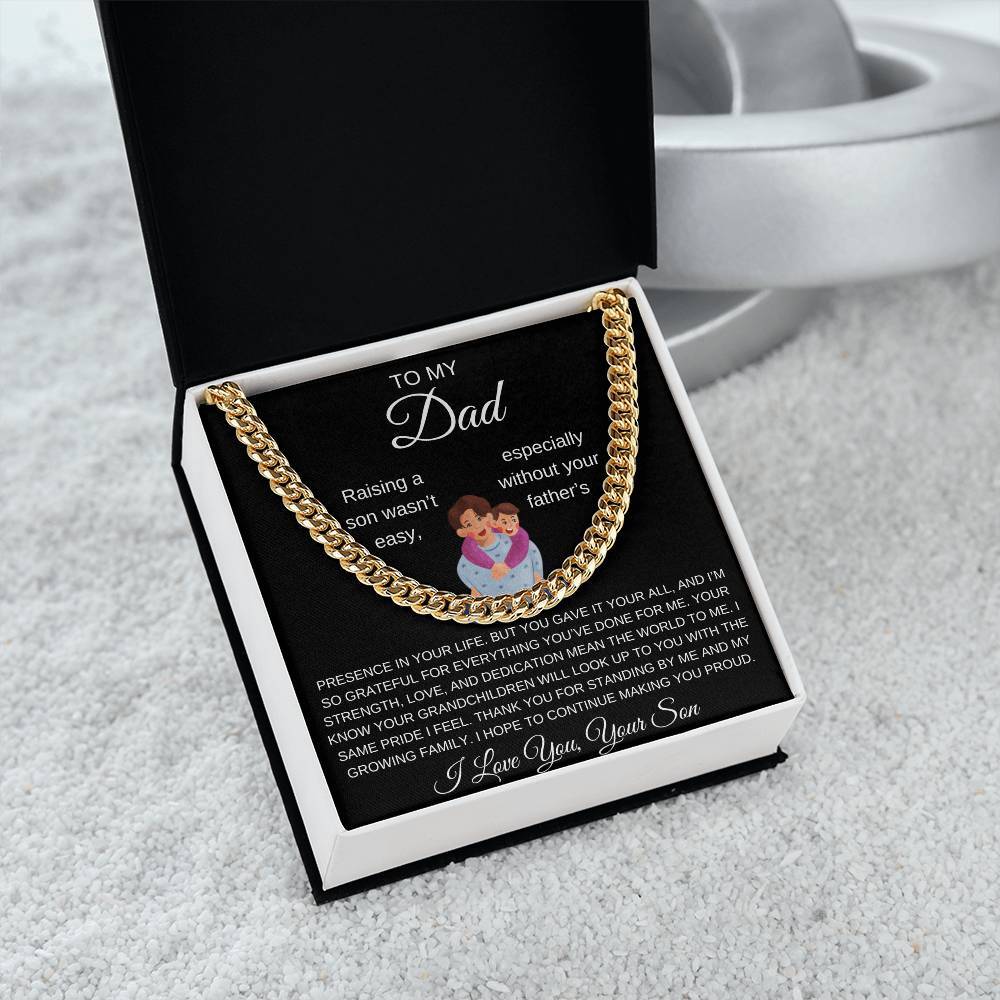 Cuban Link Chain Son To Dad