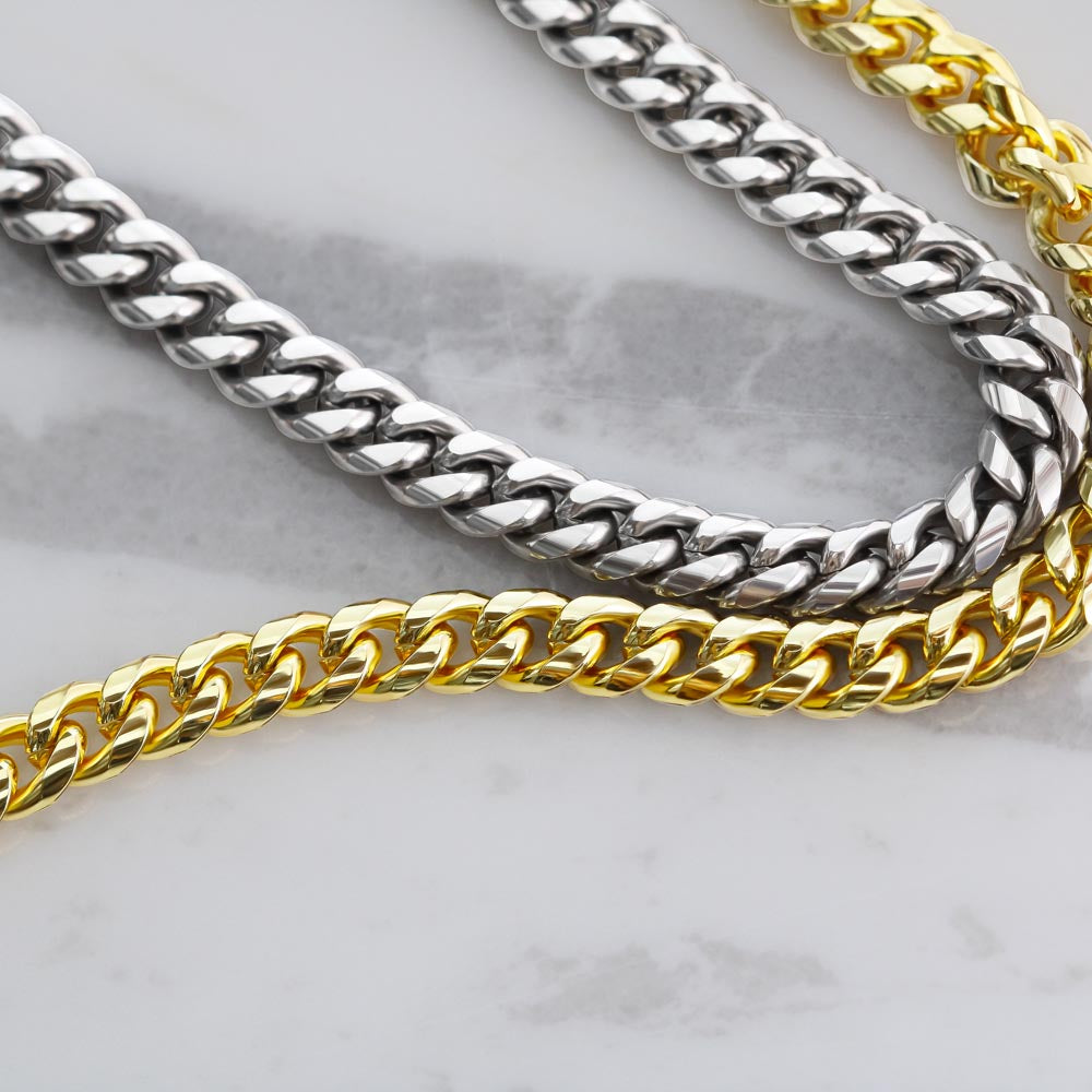 Cuban Link Chain Son To Dad