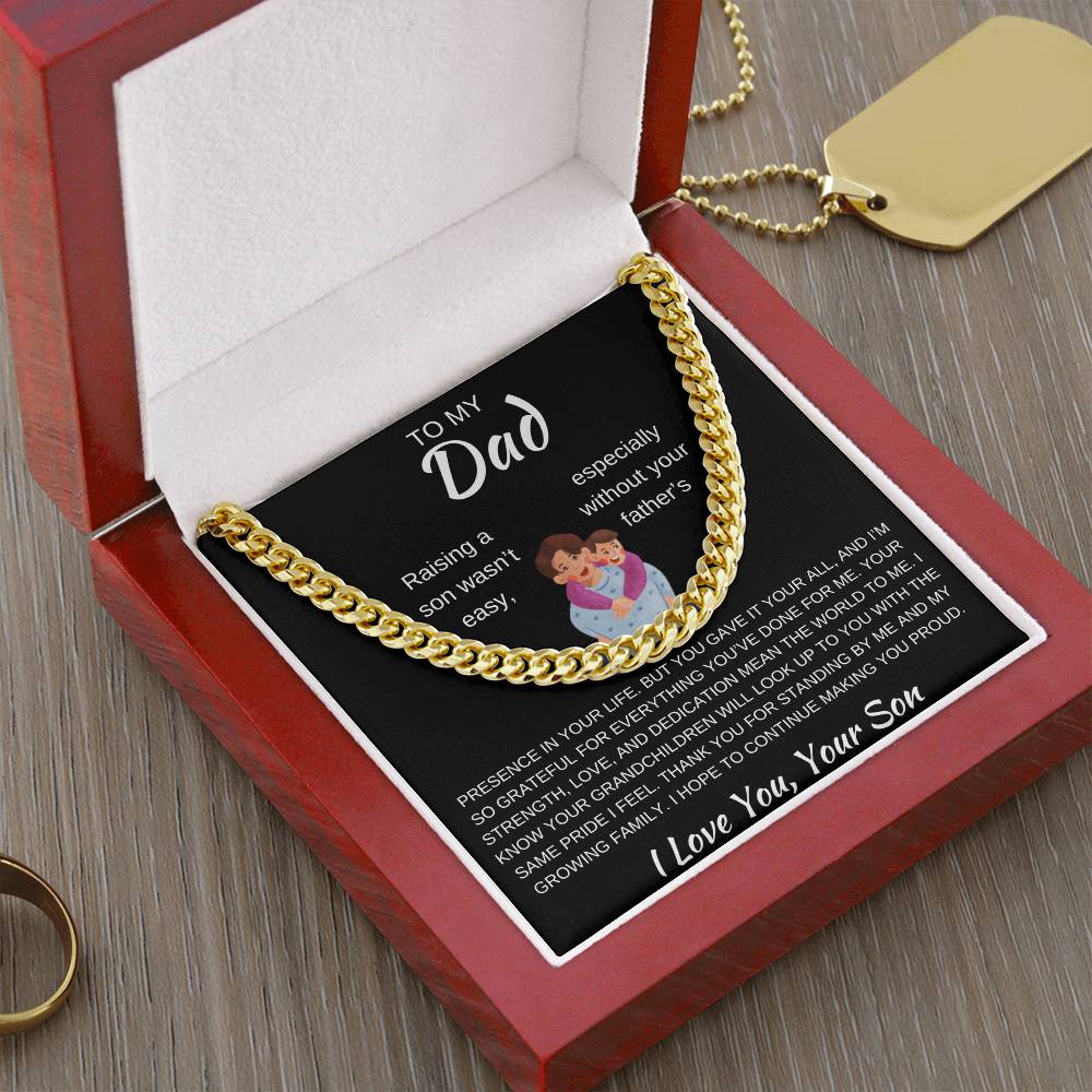 Cuban Link Chain Son To Dad