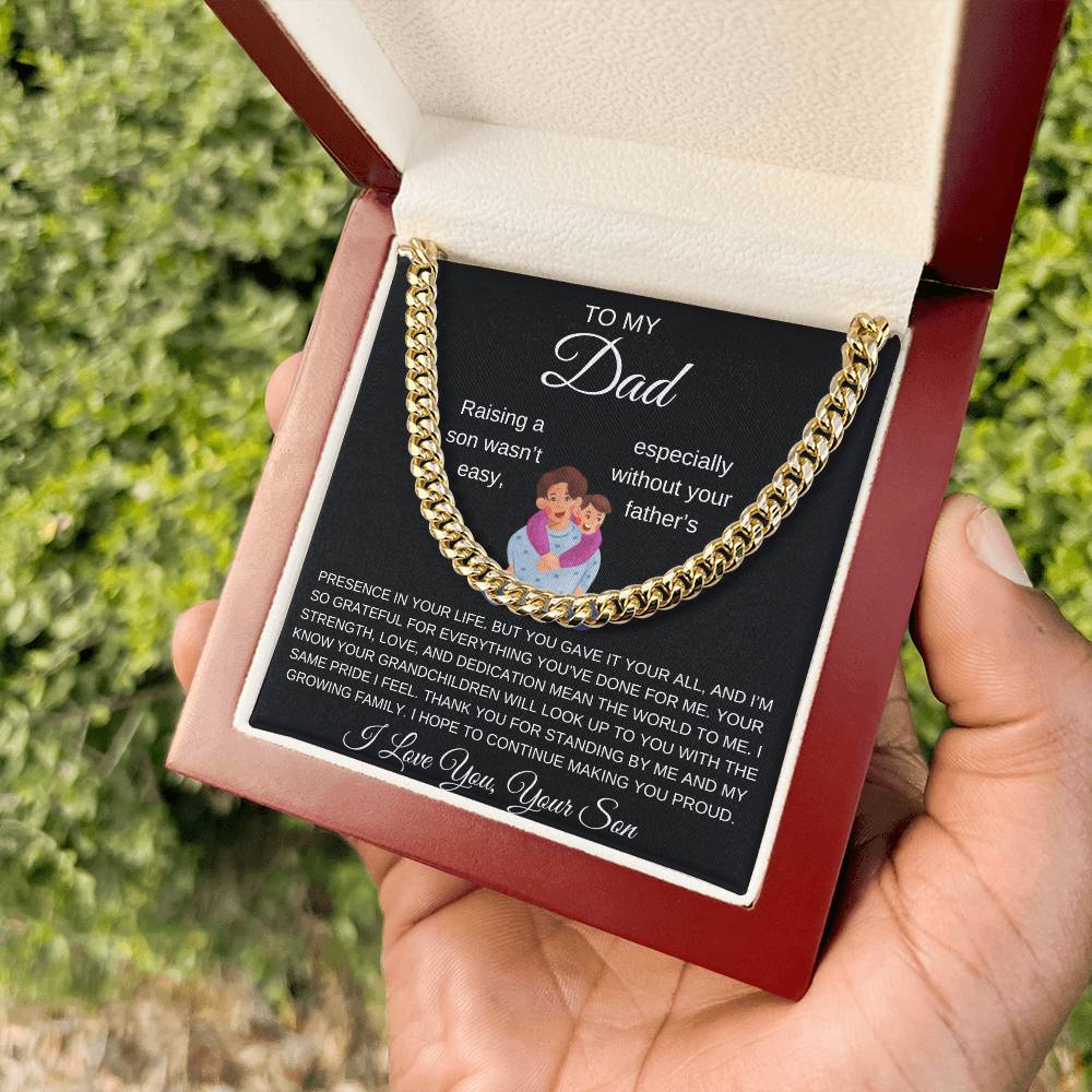 Cuban Link Chain Son To Dad