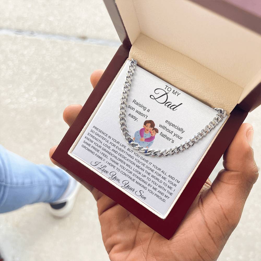 Cuban Link Chain Son To Dad