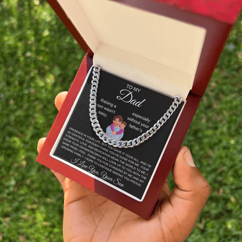 Cuban Link Chain Son To Dad
