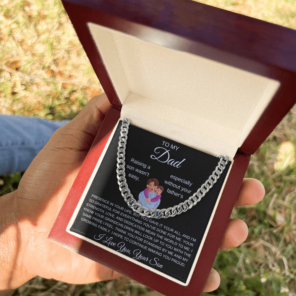 Cuban Link Chain Son To Dad