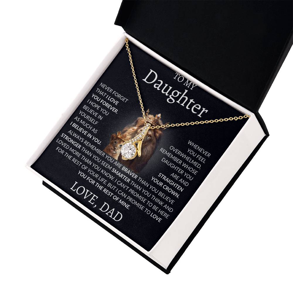 Alluring Beauty Necklace Dad To My Daughter