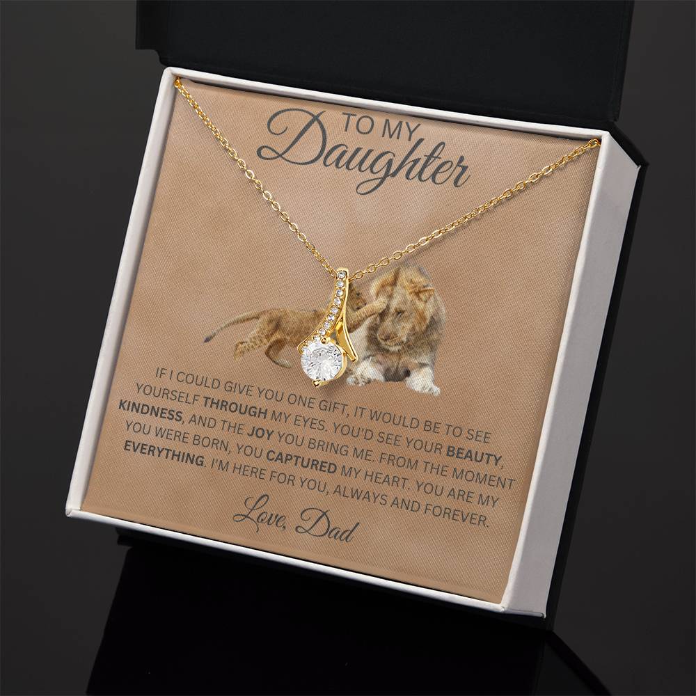 Alluring Beauty Necklace Dad To My Daughter