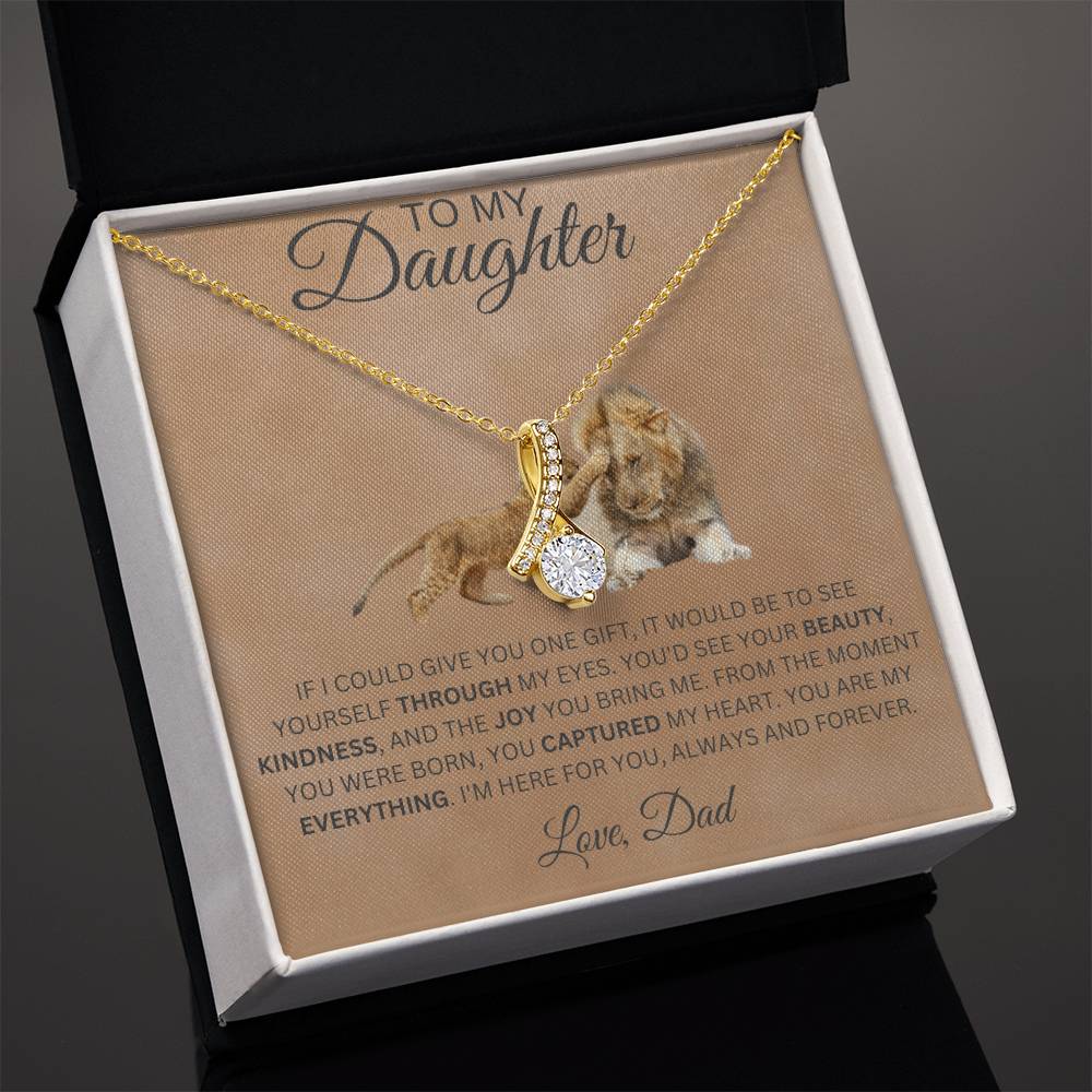 Alluring Beauty Necklace Dad To My Daughter