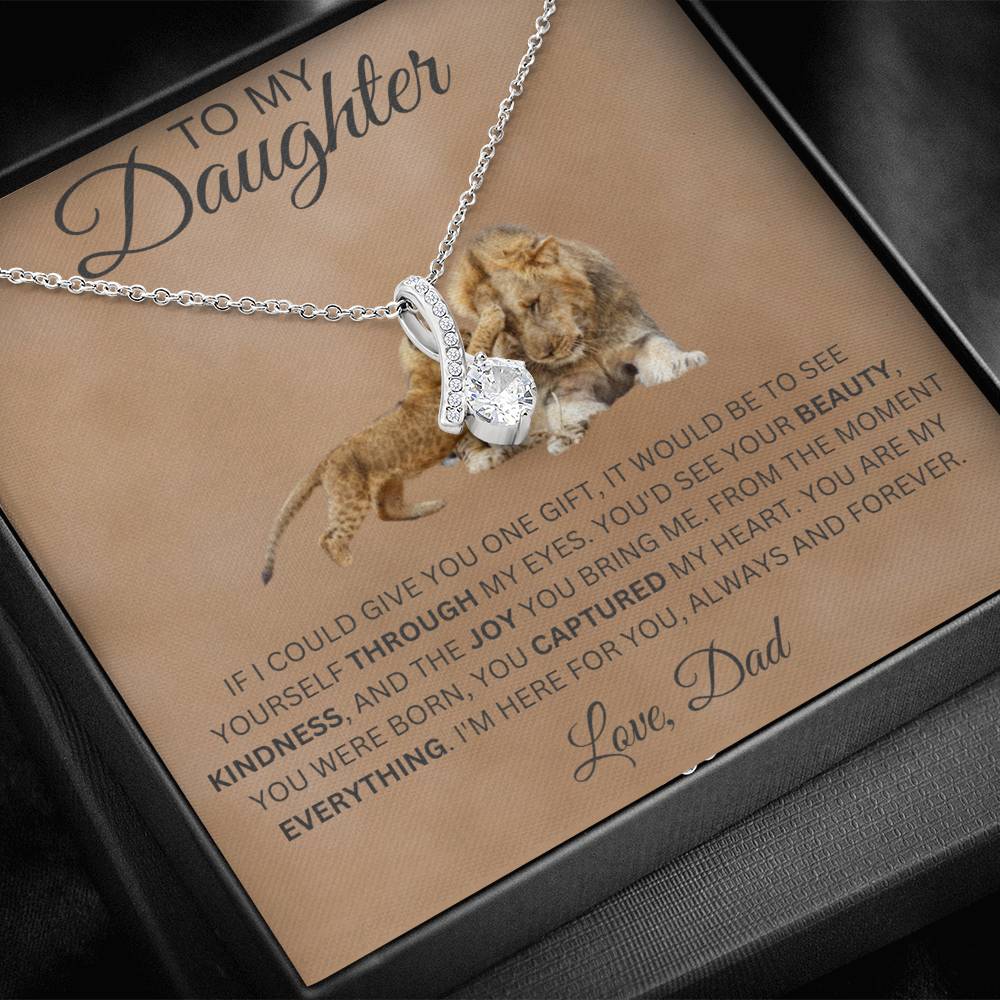 Alluring Beauty Necklace Dad To My Daughter