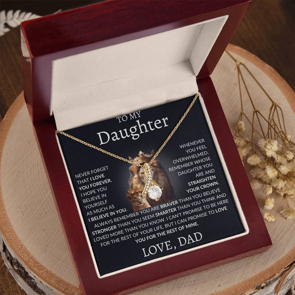 Alluring Beauty Necklace Dad To My Daughter