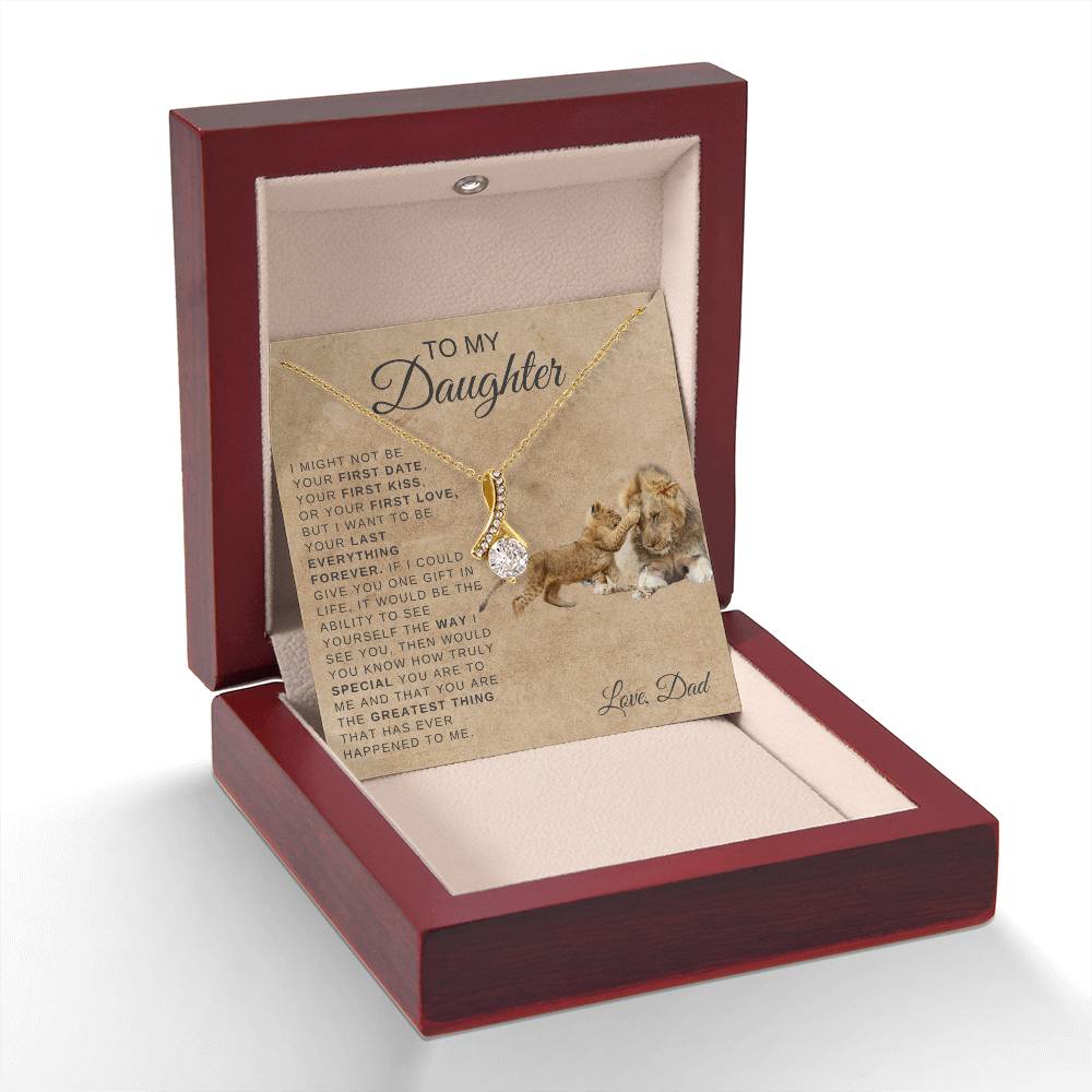 Alluring Beauty Necklace Dad To My Daughter