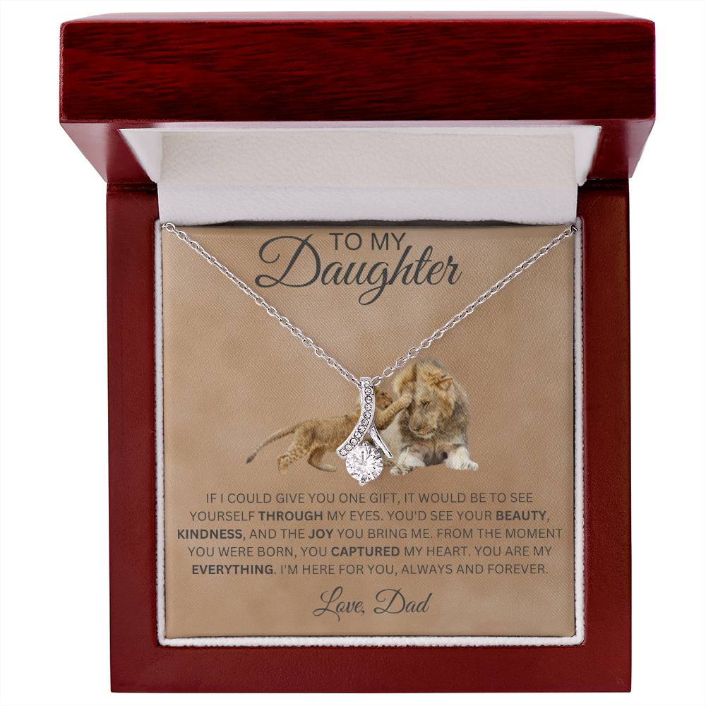 Alluring Beauty Necklace Dad To My Daughter