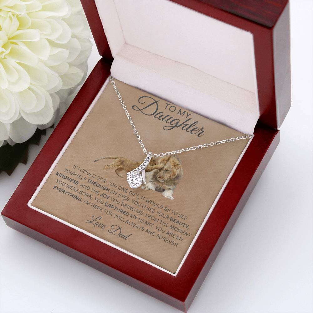 Alluring Beauty Necklace Dad To My Daughter