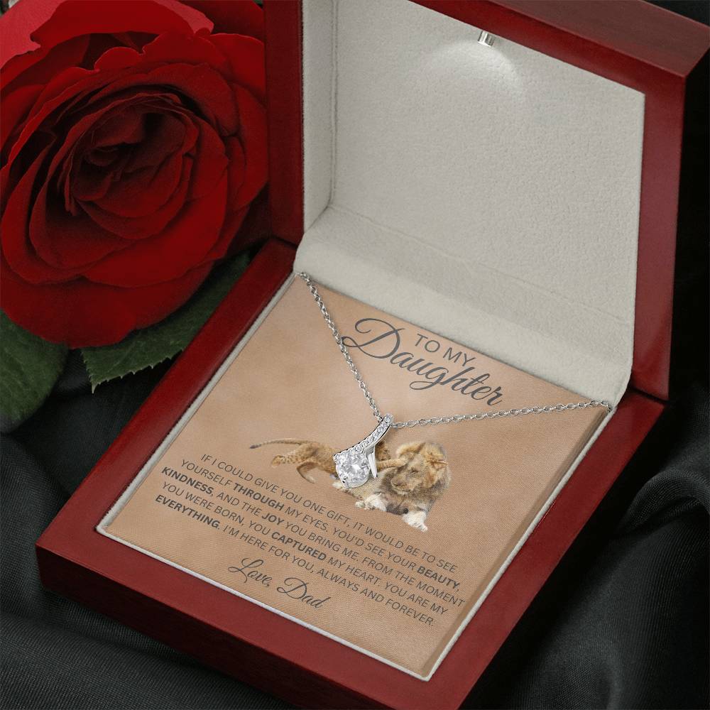 Alluring Beauty Necklace Dad To My Daughter