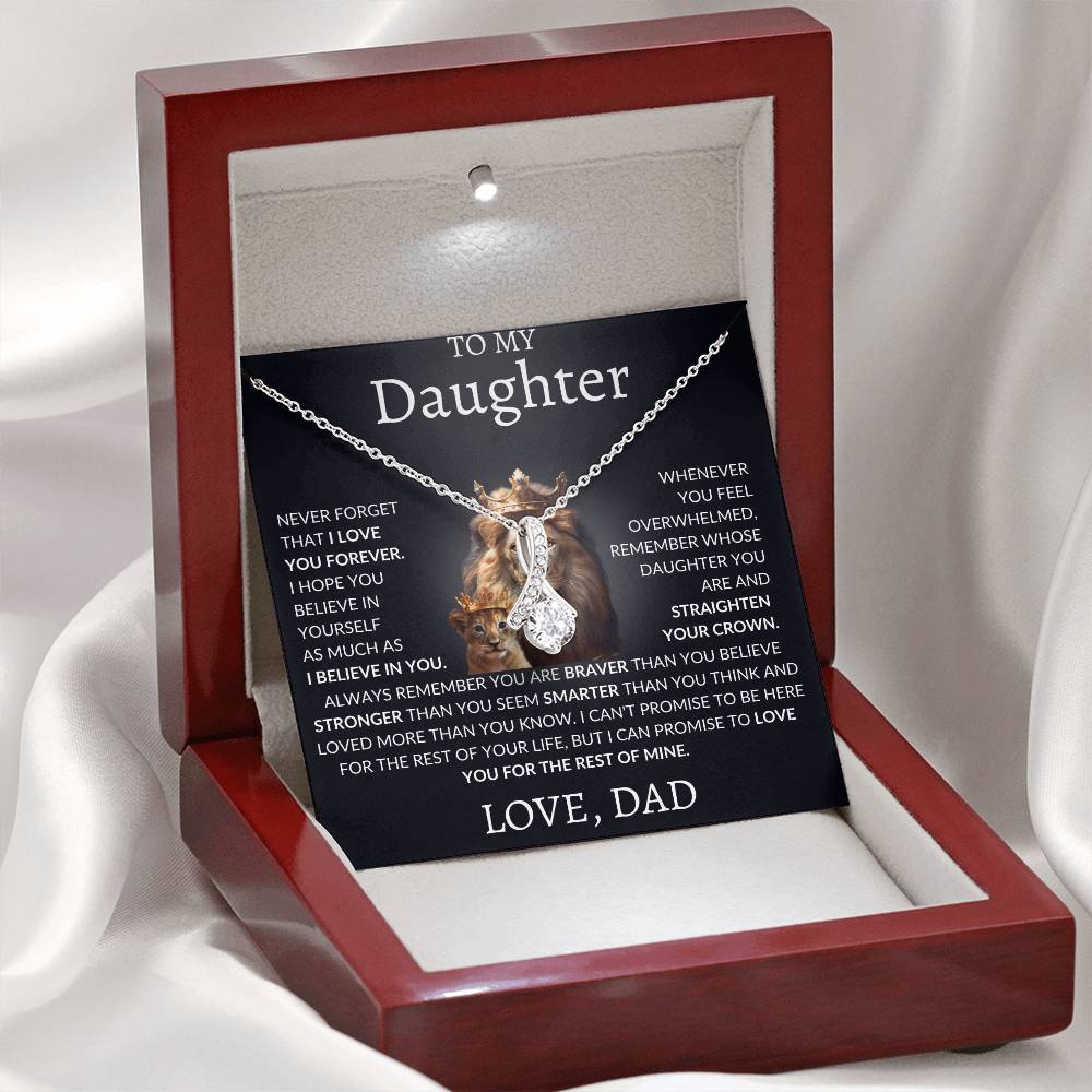 Alluring Beauty Necklace Dad To My Daughter