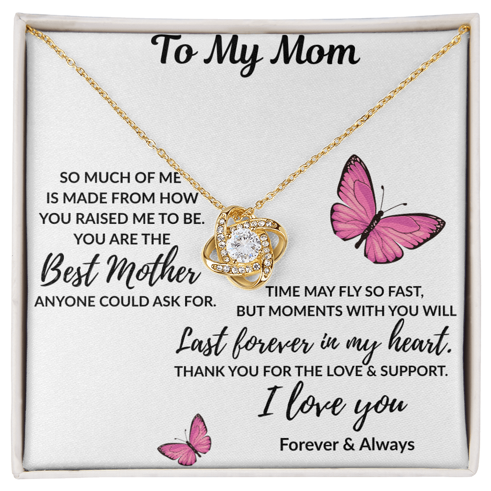 So Much Of Me Is Made Love Knot Necklace