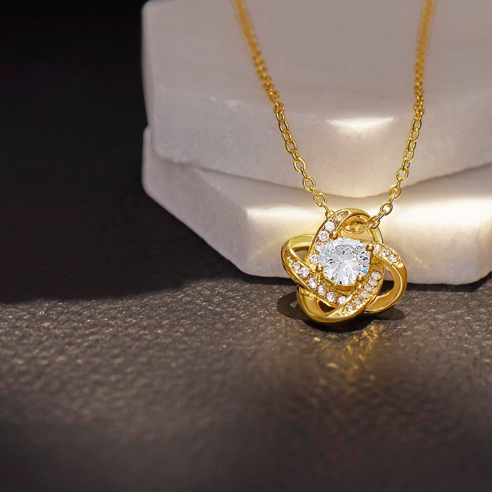 Love Knot Necklace Dear Mom