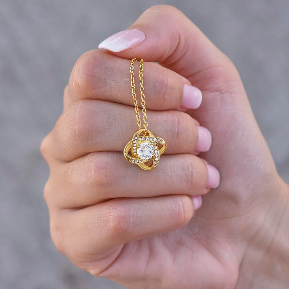 Grandparents  Love Knot Necklace Never Forget That We Love You To Our Granddaughter
