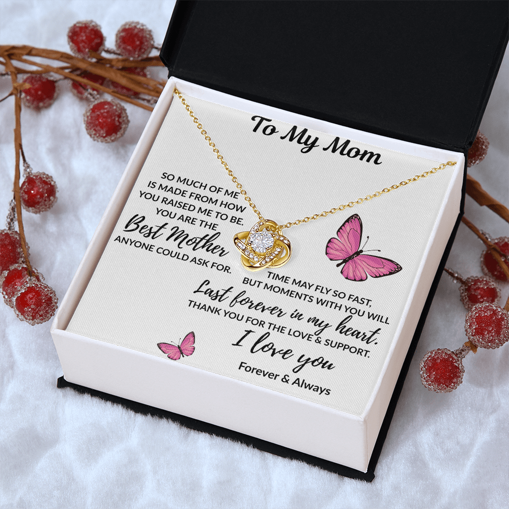 So Much Of Me Is Made Love Knot Necklace