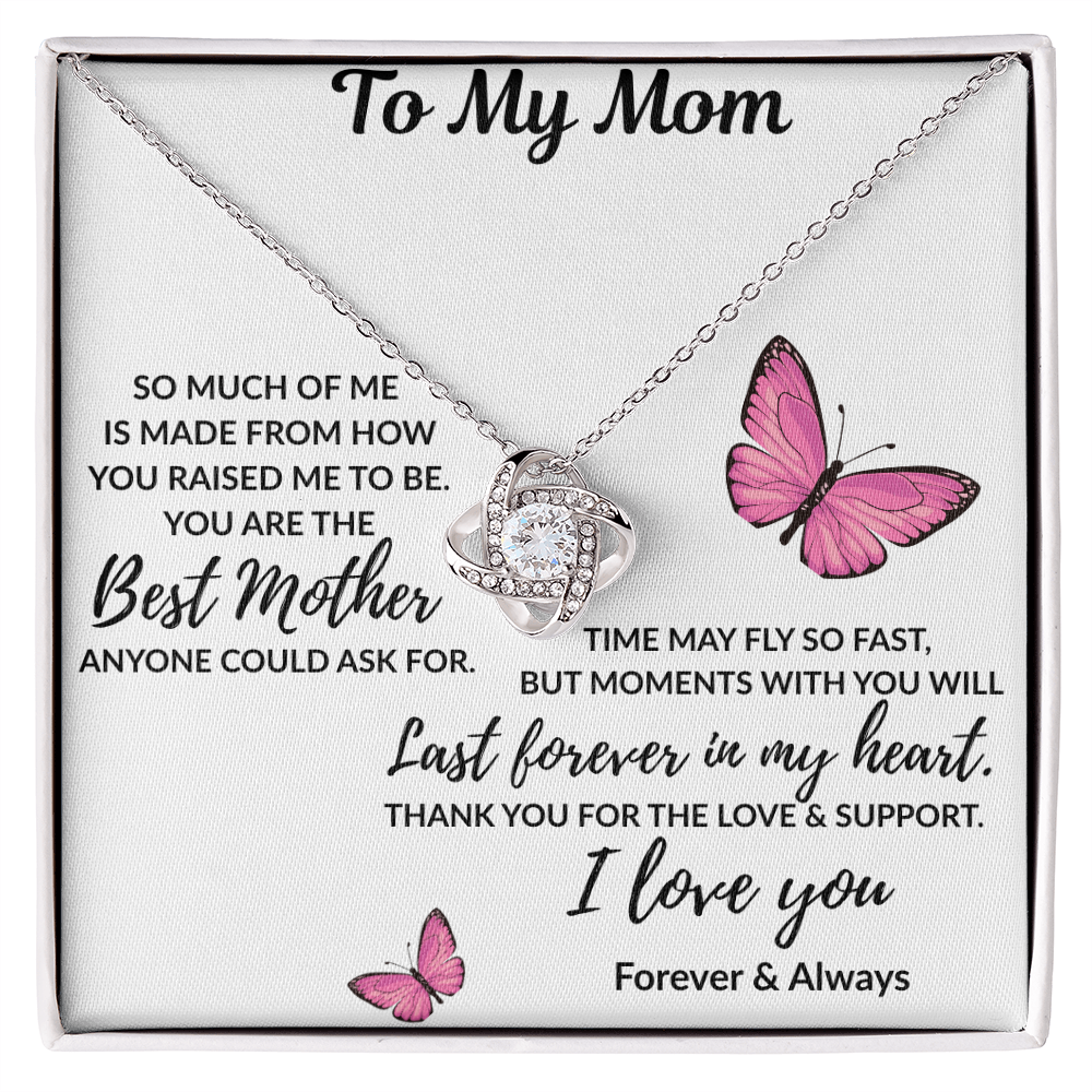 So Much Of Me Is Made Love Knot Necklace