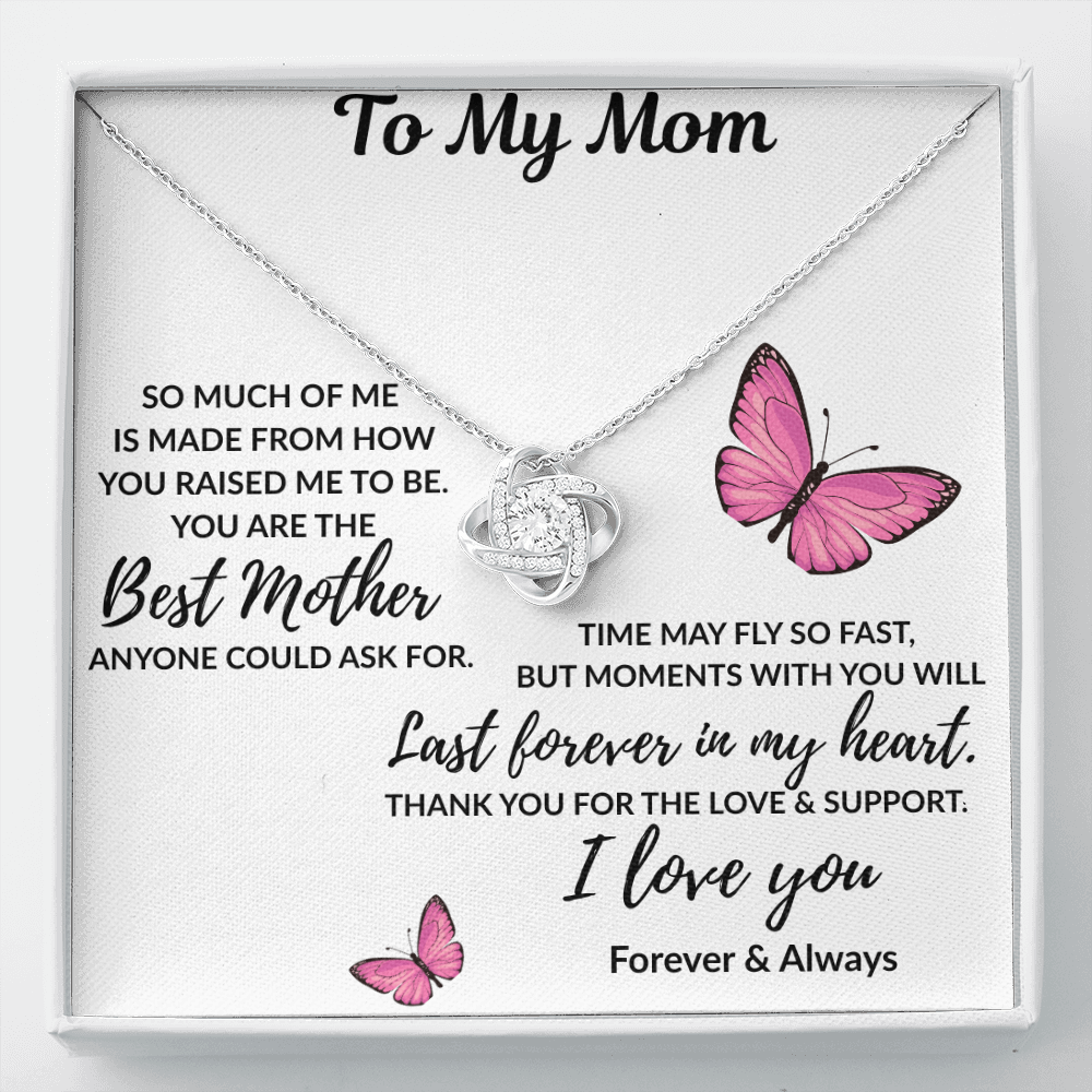 So Much Of Me Is Made Love Knot Necklace