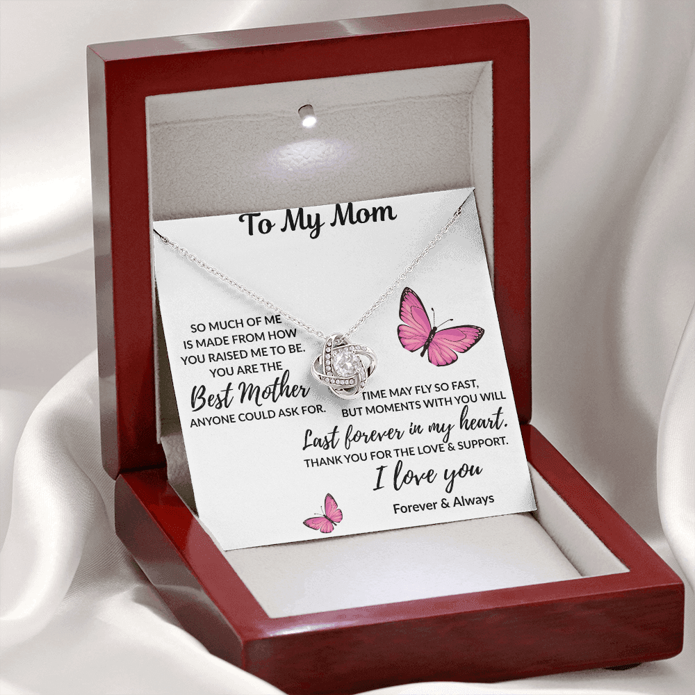 So Much Of Me Is Made Love Knot Necklace