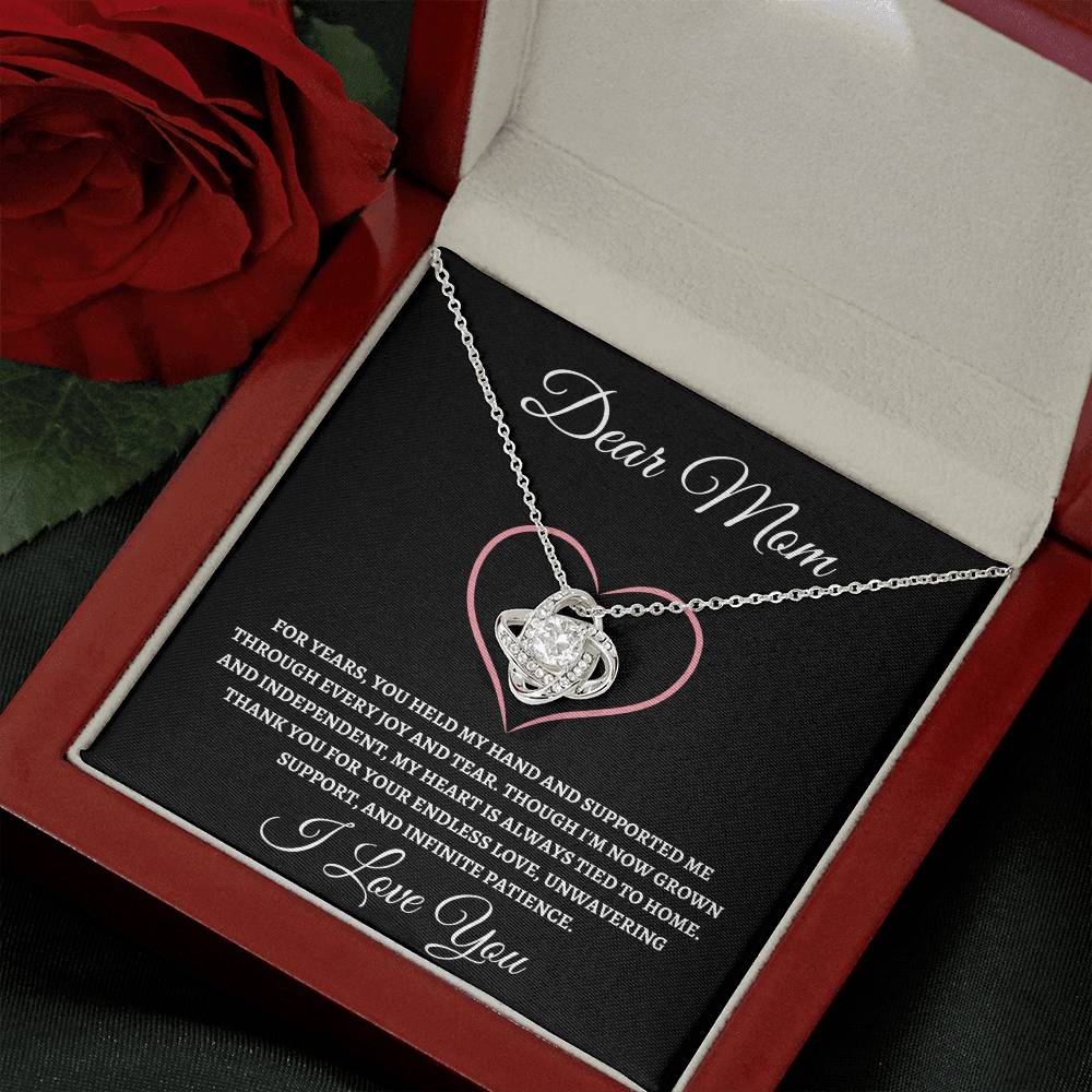 Love Knot Necklace Dear Mom