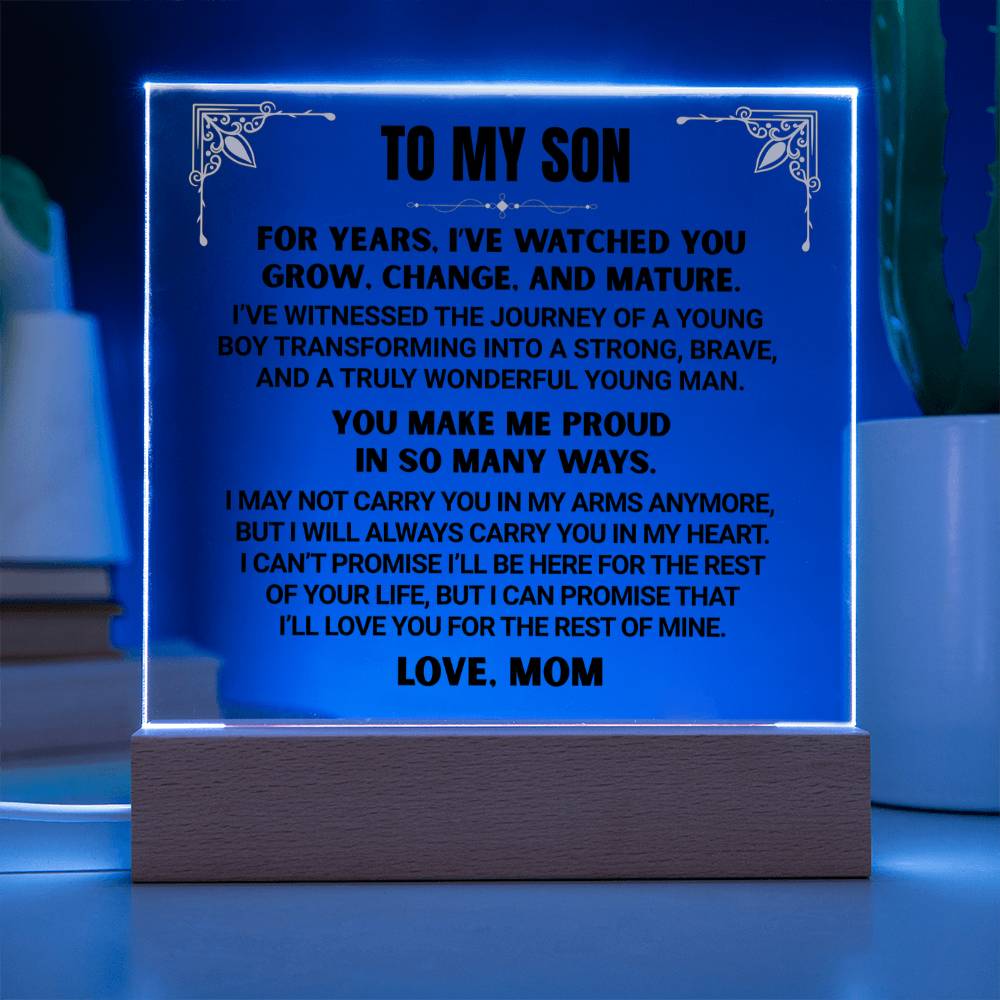 TO MY SON