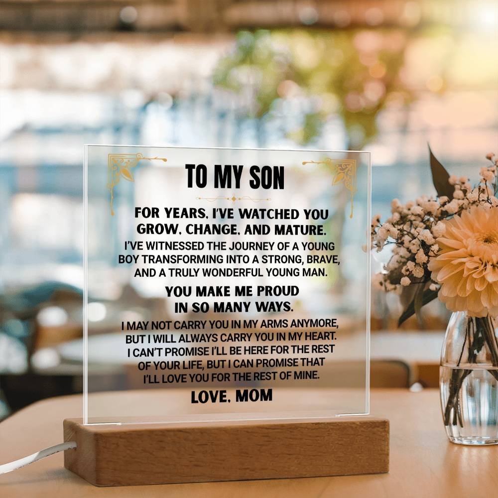 TO MY SON