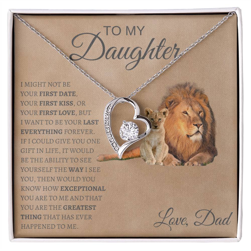 Forever Love Necklace  Dad To My Daughter