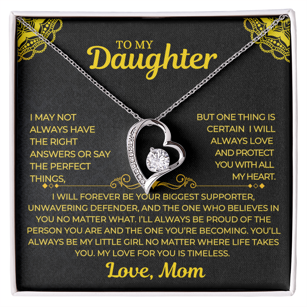 Forever Love Necklace Mom To My Daughter