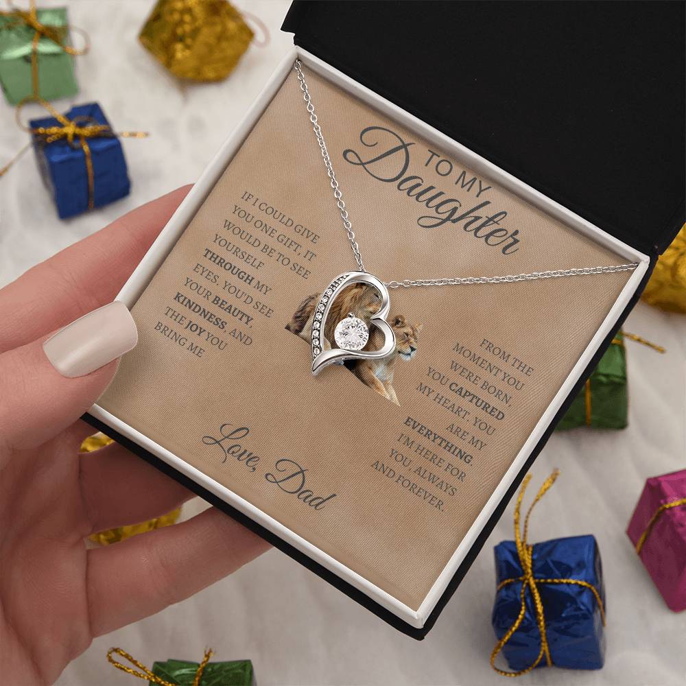 Forever Love Necklace  Dad To My Daughter