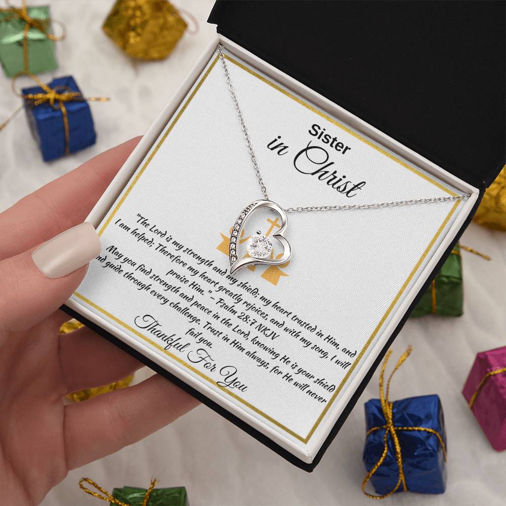 Forever Love Necklace Sister In Christ