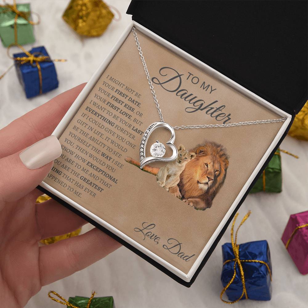 Forever Love Necklace  Dad To My Daughter
