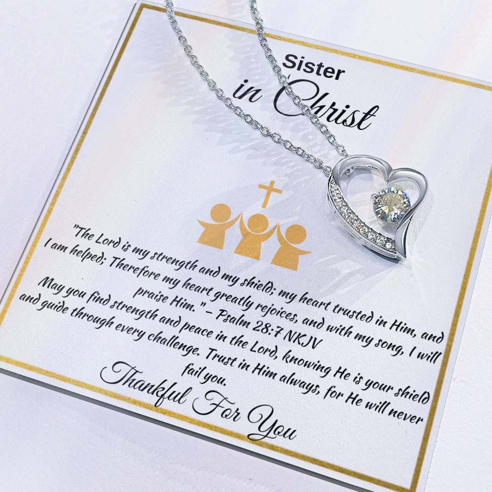 Forever Love Necklace Sister In Christ