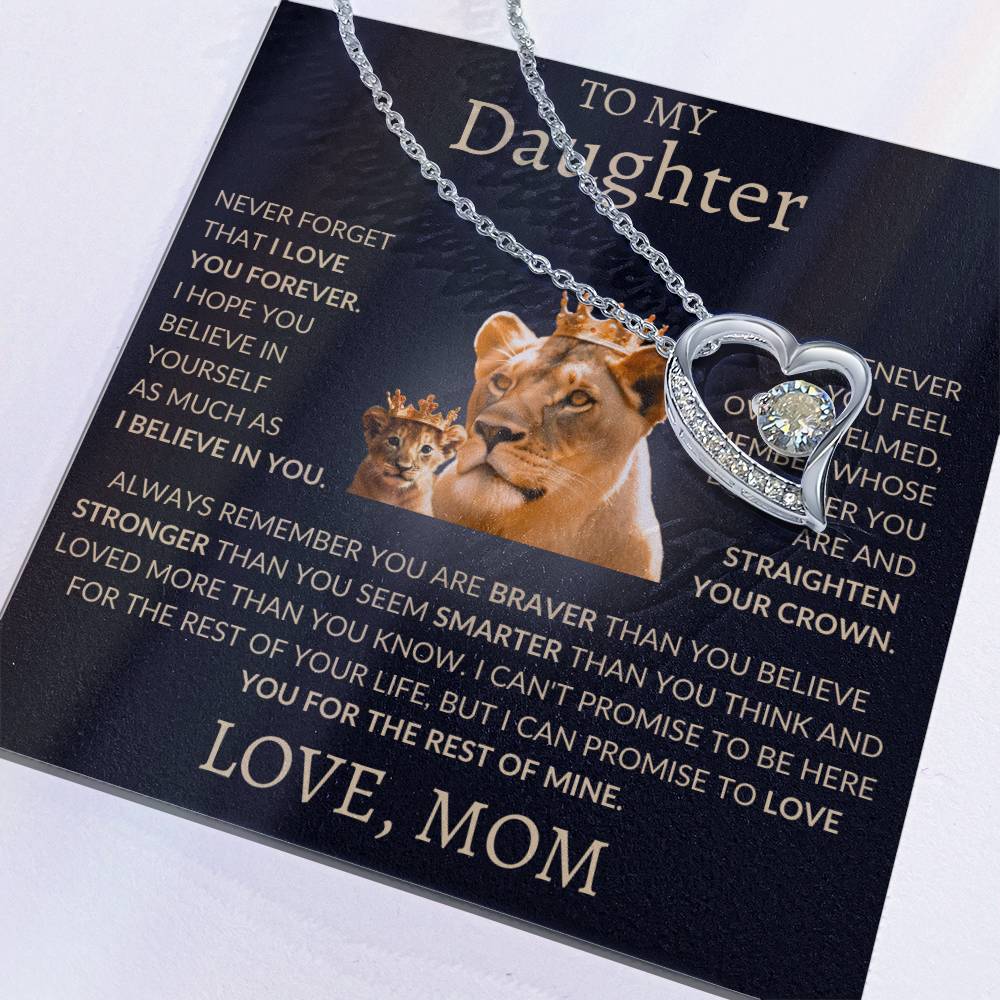 Forever Love Necklace Mom To My Daughter