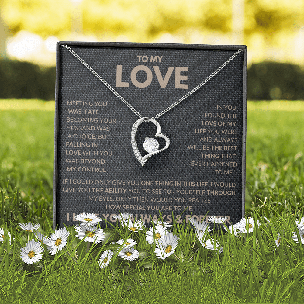 I Found The Love Of My Life Forever Love Necklace To My Love