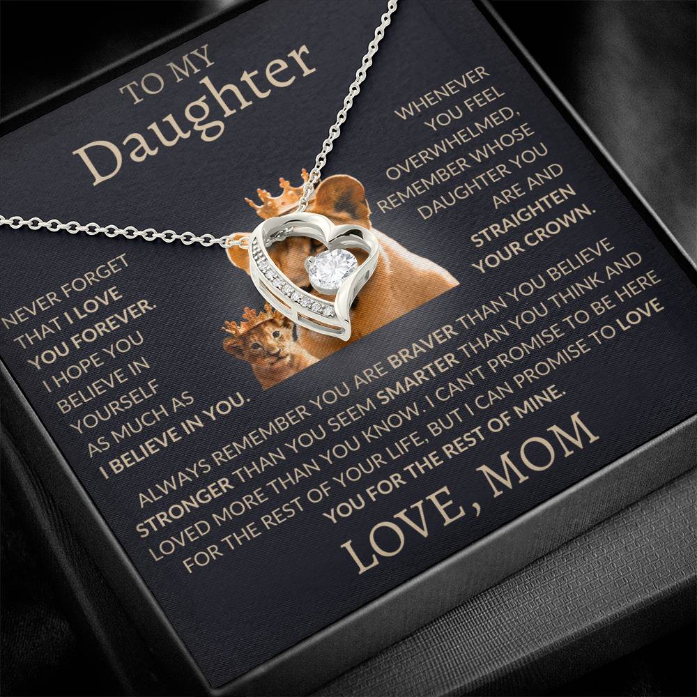 Forever Love Necklace Mom To My Daughter