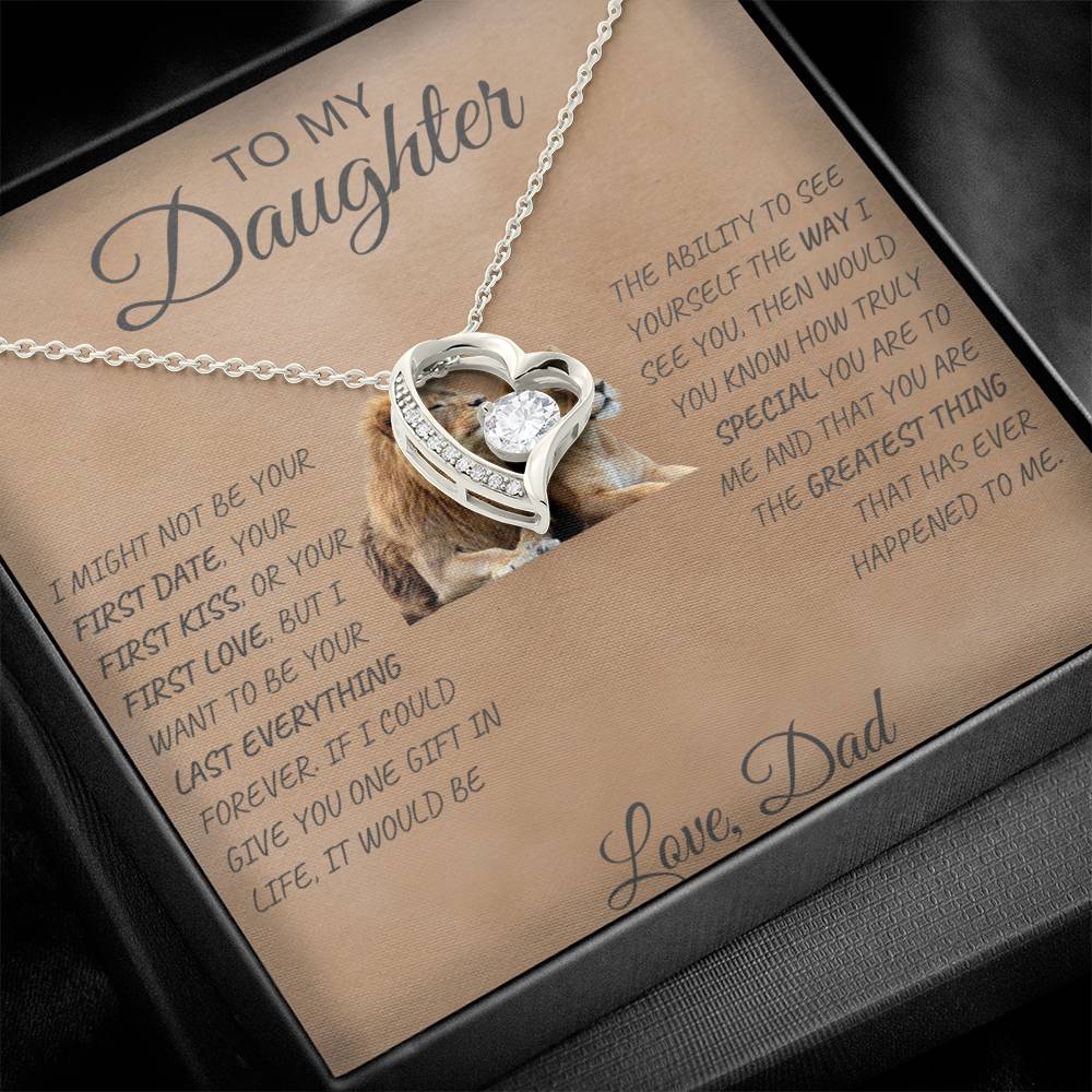 Forever Love Necklace  Dad To My Daughter