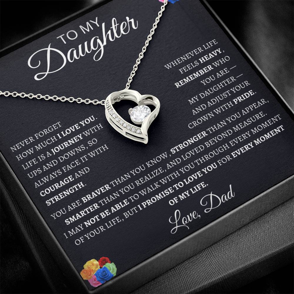 Forever Love Necklace  Dad To My Daughter