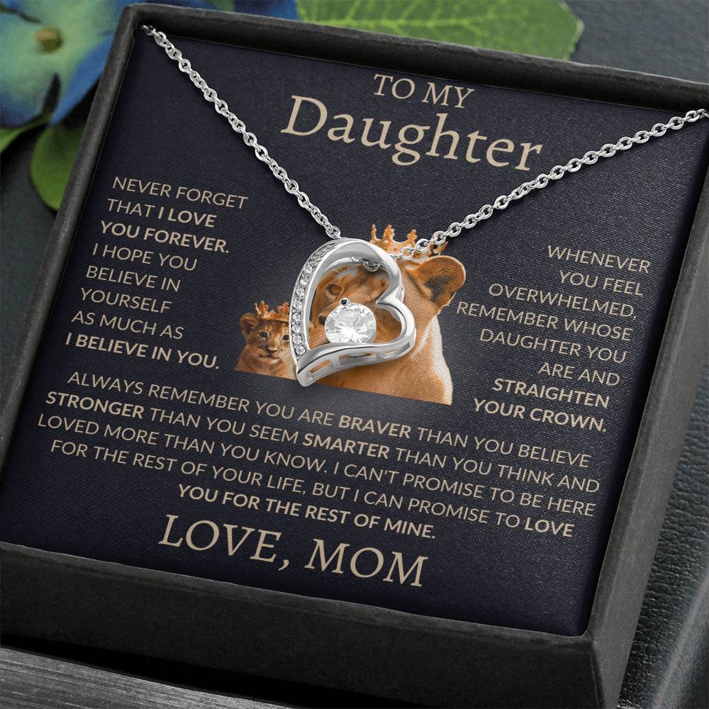 Forever Love Necklace Mom To My Daughter