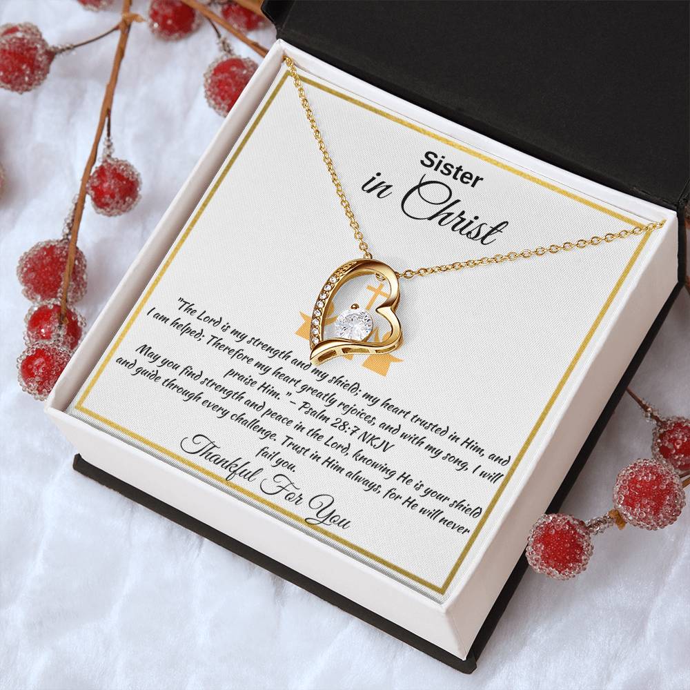 Forever Love Necklace Sister In Christ