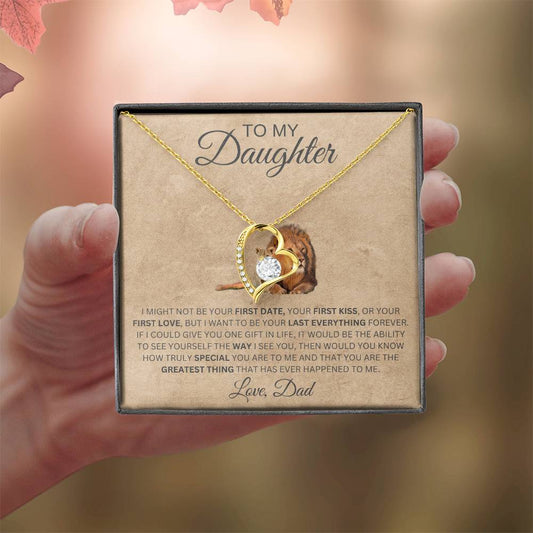 Forever Love Necklace Dad To My Daughter