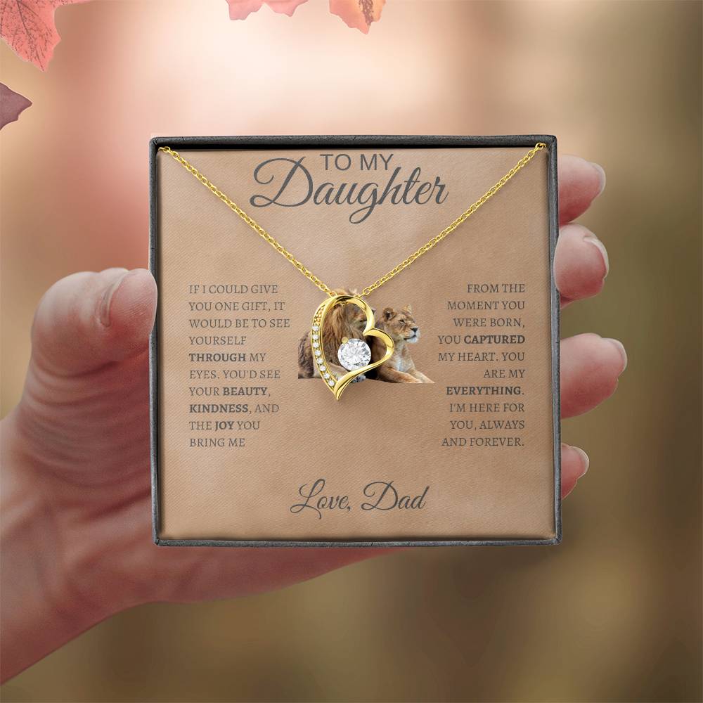 Forever Love Necklace  Dad To My Daughter