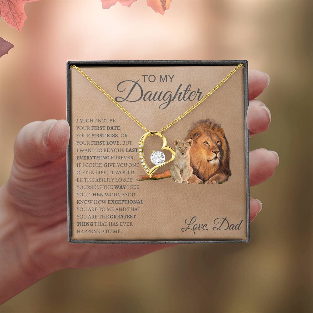 Forever Love Necklace  Dad To My Daughter