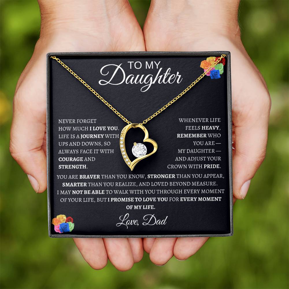 Forever Love Necklace  Dad To My Daughter