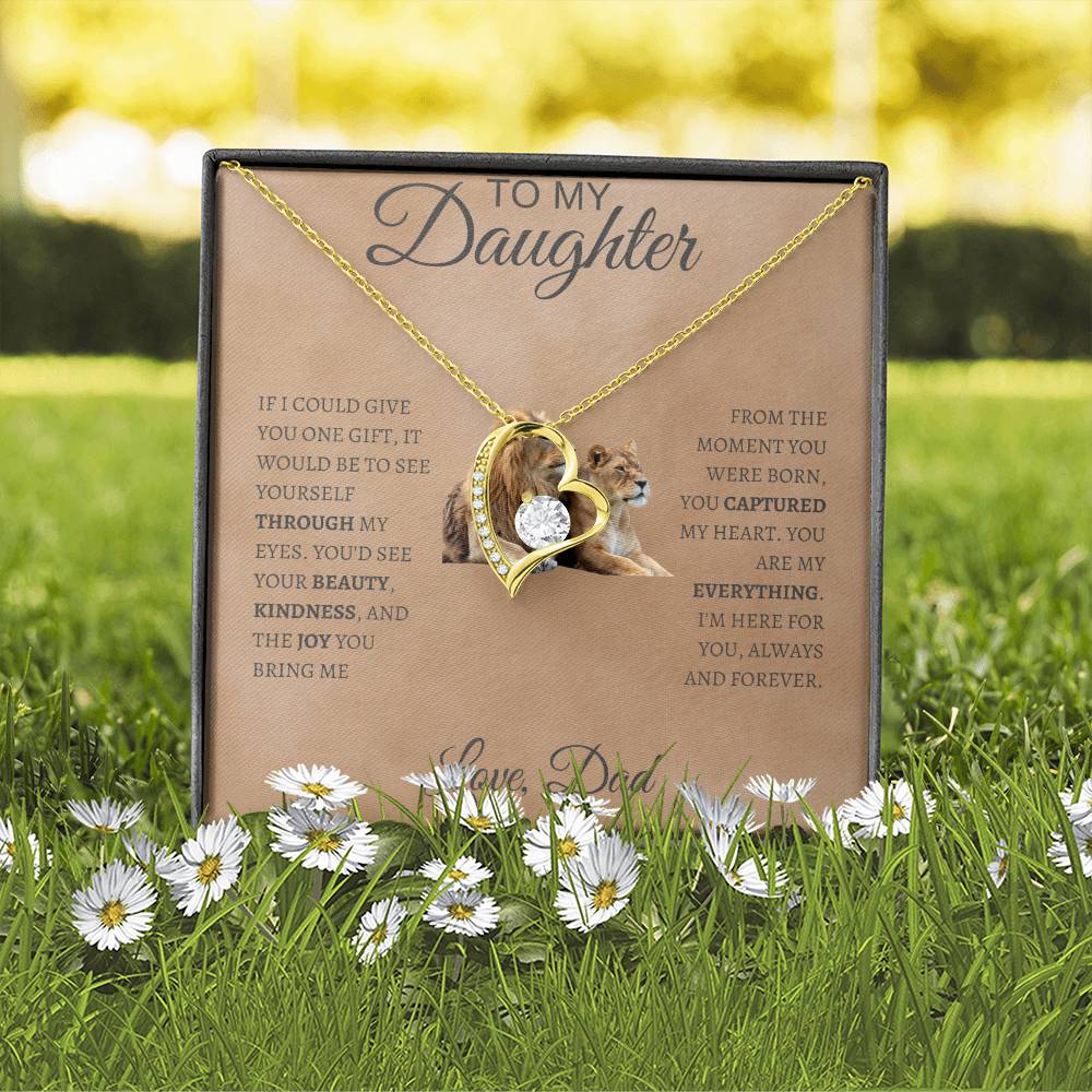 Forever Love Necklace  Dad To My Daughter