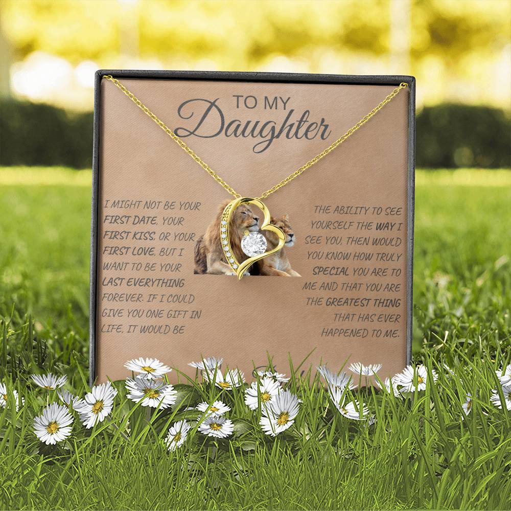 Forever Love Necklace  Dad To My Daughter