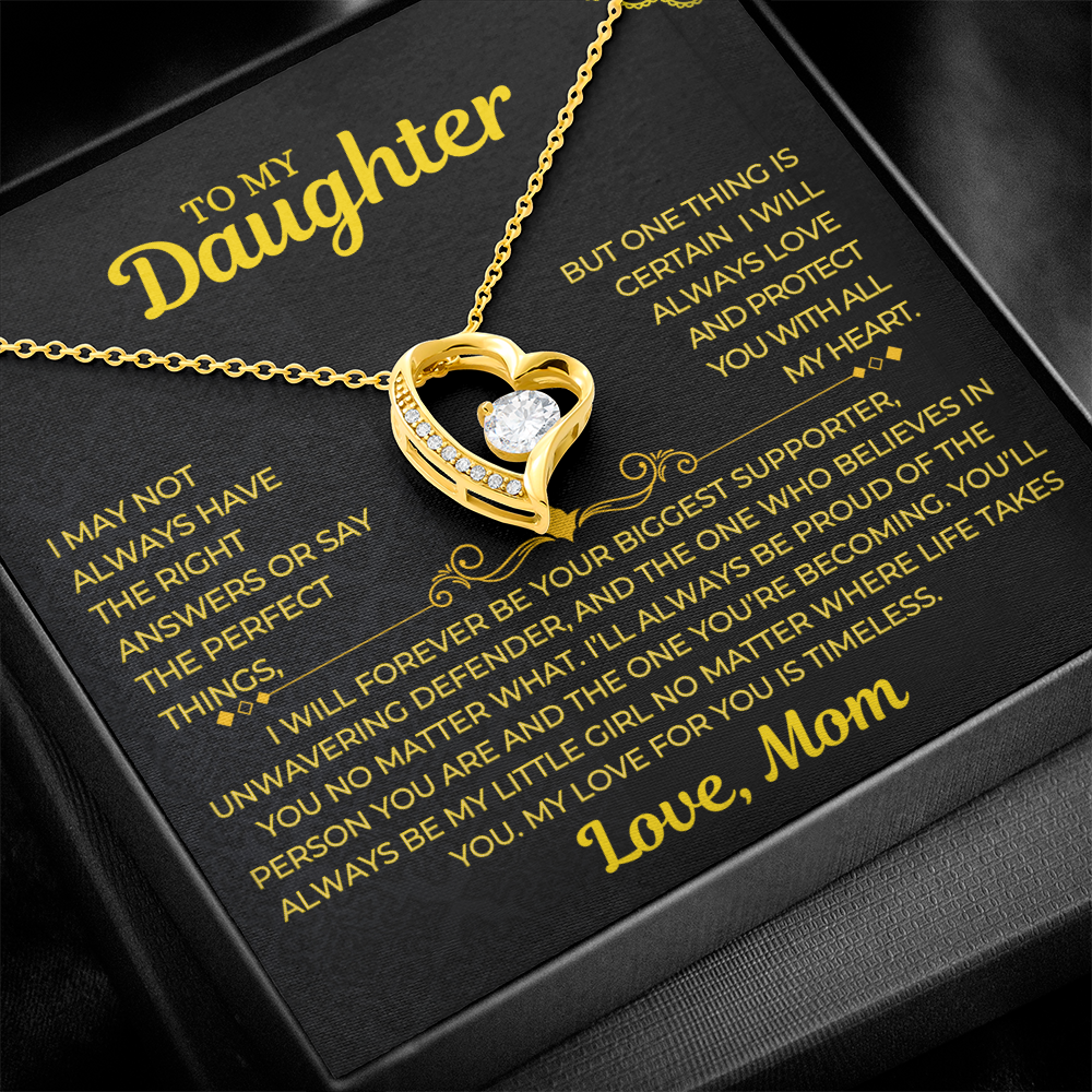 Forever Love Necklace Mom To My Daughter