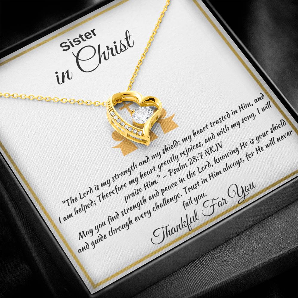Forever Love Necklace Sister In Christ