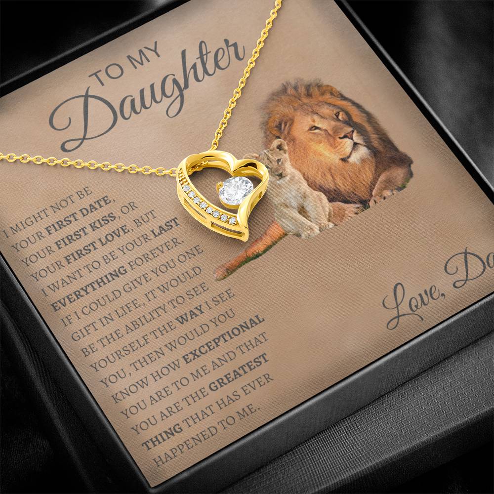 Forever Love Necklace  Dad To My Daughter