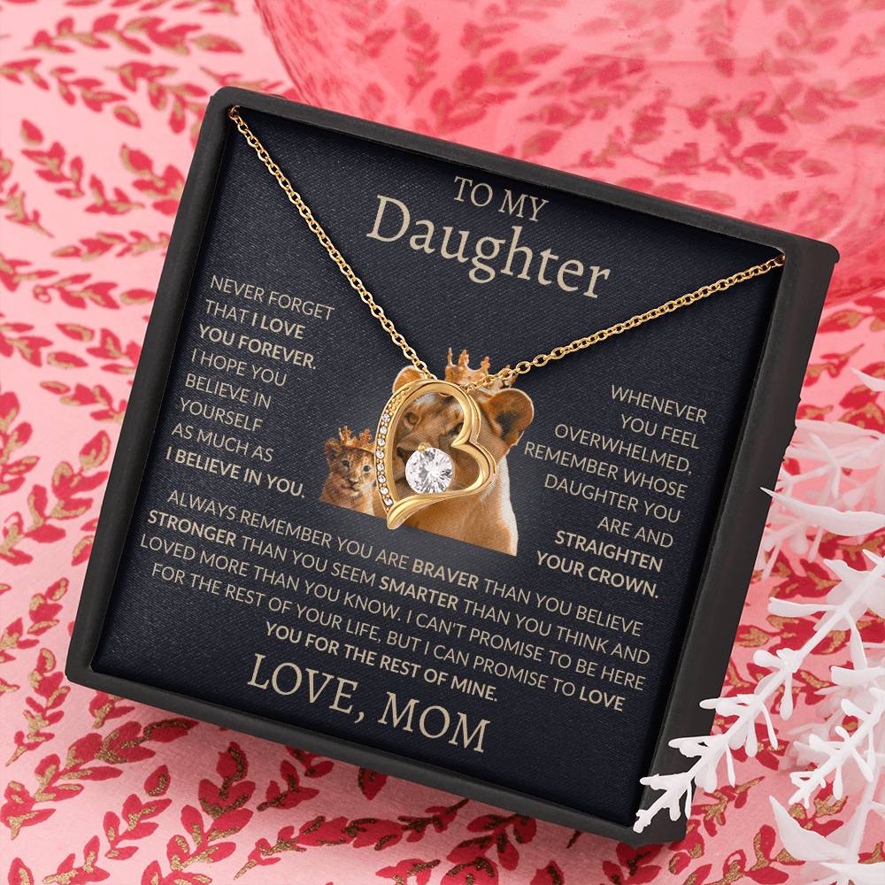 Forever Love Necklace Mom To My Daughter